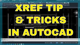 AutoCAD External Reference XREF Ideas Manage Xref In AutoCAD Tutorial video [upl. by Aitret]