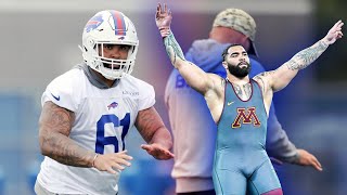 Bills Mini Camp Can Gable Steveson Make it June 15 2024 [upl. by Nimzzaj205]