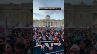 Diwali 2024 celebrated in Trafalgar Square London UK sadhguru diwali diwalispecial diwali2024 [upl. by Pauline]