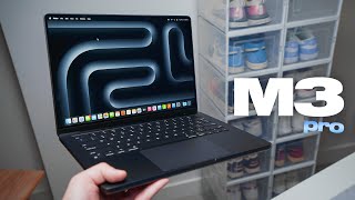 M3 MacBook Pro Space Black UNBOXING amp M1 Pro VS M3 Pro Speed Test [upl. by Humfried891]