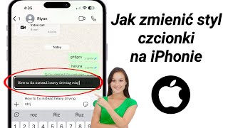 Jak zmienić styl czcionki na iPhonie iOS 18  Zmień styl czcionki na iPhonie [upl. by Danyette]