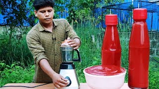 ടൊമാറ്റോ സോസ് വീട്ടിൽ തന്നെ ഉണ്ടാക്കാം How To Make Tomato Sauce At Home [upl. by Ateloj561]