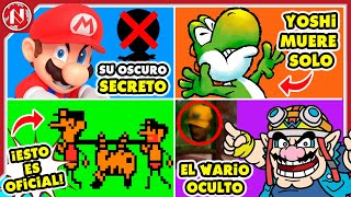 10 Secretos BIZARROS de los Personajes de Super Mario [upl. by Ybloc]