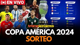 SORTEO COPA AMÉRICA 2024 EN VIVO Conoce los GRUPOS y FIXTURE  Trome [upl. by Sackman565]