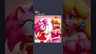 Karen Princess Peach Choose Money Instead of Her Daughter Amy Rose meme mario sonic [upl. by Munt402]