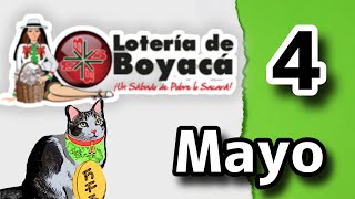 Resultado LOTERIA DE BOYACA Sabado 4 de Mayo de 2024 [upl. by Snehpets]