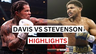 Gervonta Davis vs Shakur Stevenson Highlights amp Knockouts [upl. by Searcy272]