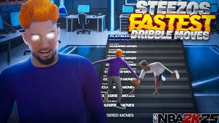 THE 1 FASTEST DRIBBLE SIGS IN NBA 2K25  THESE MOVES WILL BREAK NBA 2K25  HOW TO DRIBBLE FASTER [upl. by Schoenberg645]