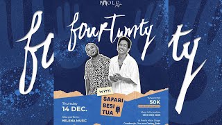 KARAOKE SESSION WITH FOURTWNTY  LIVE AT PAOLO FEST BATU  WITH SAFARI BESI TUA [upl. by Stefano174]