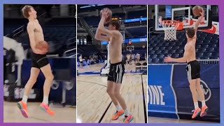 😲 Matas Buzelis ULTIMATE WORKOUT at NBA DRAFT Combine [upl. by Darci]