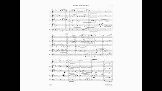 Weait 7311 Buxtehude Prelude Dulci Jubilo for wind quintet Sc [upl. by Dunkin]