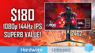 AOC 24G2 Review The Best 1080p 144Hz Monitor You Can Get [upl. by Nnylassej]