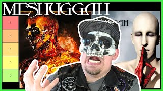 MESHUGGAH Albums RANKED Best To WORST [upl. by Aztilem]