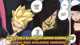 BORUTO PERLU SELAMATKAN KONOHA SEORANG DIRI SARADA BAKAL KEHILANGAN SHARINGAN [upl. by Ennovart]