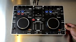 Denon DJ MC2000 Digital MIDI DJ Controller Video Review [upl. by Yatnwahs603]