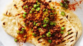 Kheema Onion  Naan Kheema Mutton Kheema Dhabe Style  Local Food [upl. by Atile]