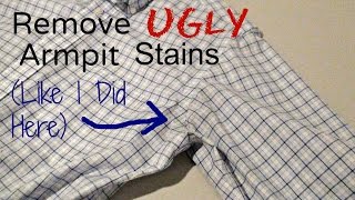 How To Remove Ugly Yellow Armpit Stains Cheap and Natural [upl. by Riannon]