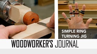 How To Make A Wooden Ring No Lathe [upl. by Luella]