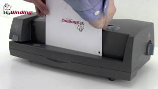 GBC 3230ST 23 Hole Punch and Stapler Demo [upl. by Eirelam]