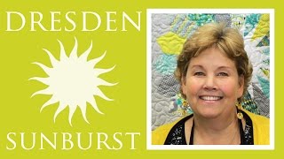 Make a Dresden Sunburst Quilt with Jenny Doan of Missouri Star Video Tutorial [upl. by Erdnad902]