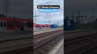 OffenbachOst Einfahrt RB423S2➡️Niedernhausen sbahn shorts [upl. by Eecak]