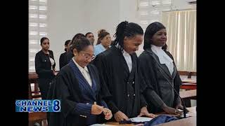 Two Berbicians Admitted to the Bar at Berbice High Court [upl. by Varick]