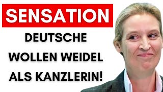 KanzlerDirektwahl Weidel DEUTLICH vor Scholz amp Habeck [upl. by Nohpets]