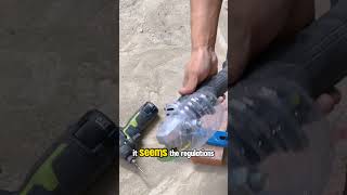 Why do you often not use the safety guard on the angle grinder electricalcontractor electrican [upl. by Londoner]