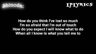 Linkin Park  By Myself Lyrics on screen HD [upl. by Robin]