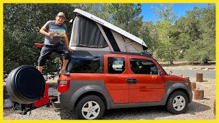 Mechanic Builds the Ulitimate AWD ECamper Honda Element [upl. by Airak]