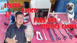 ¿Qué se necesita para poner una estética canina materiales básicos para una estética canina [upl. by Asum]