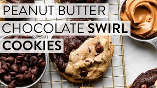 Peanut Butter Chocolate Swirl Cookies  Sallys Baking Recipes [upl. by Gloria]