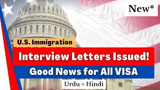 NEW Interview Letters Issued  CR1 IR1 IR5  Pakistan  Islamabad US Immigration  Ramsha Khan [upl. by Rowe]