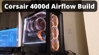 Noctua PC Build  Corsair 4000d Airflow  Heavily Tinted Side Panel [upl. by Howlan]