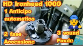 HD IRONHEAD 1000 sostituzione anticipo automatico e messa in fase con pistola stroboscopica [upl. by Marquet]