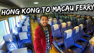 ONE DAY IN MACAU  Hong Kong to Macau FERRY  Casinos [upl. by Parfitt]