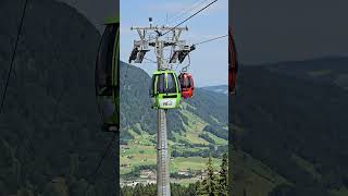 SeilbahnDrehgondelbahn Sattel Hochstuckli SZ Bergstation Mostelberg [upl. by Reisfield66]