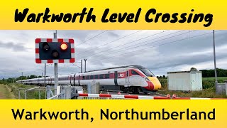 Warkworth Level Crossing Northumberland  Traingenix [upl. by Anegroeg]