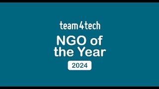 Team4Tech NGO of the Year 2024 [upl. by Hamann]