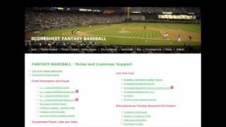 Scoresheet Fantasy Baseball Lineup Strategies for Hitters [upl. by Karena]