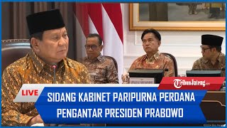 🔴FULL Pengantar Presiden Prabowo pada Sidang Kabinet Paripurna Perdan [upl. by Garrett121]