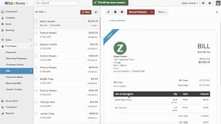 How To Create Bills in Zoho Books [upl. by Eldreeda]