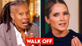 Sara Haines Walks Off The View after Whoopi Goldberg’s NSFW confession [upl. by Adianes]