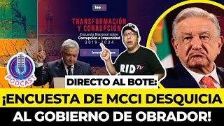 ENCUESTA de MCCI REVELA que la MITAD de los MEXICANOS PERCIBE AUMENTO en la CORRUPCIÓN en 20232024 [upl. by Eastlake]