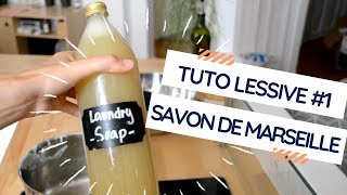 DIY  Lessive Savon de Marseille qui ne durcit pas [upl. by Olson]