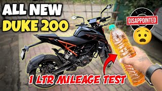 2024 ktm duke 200 BS7 mileage test  duke 200 mileage test  TFT CONSOLE [upl. by Nyahs]