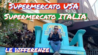 Supermercato americano e Supermercato italiano  Le differenze 2022 [upl. by Euk]