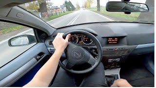 Opel Astra H 14 90HP Manual 2004 POV Test Drive amp Acceleration 0100 [upl. by Zelazny]