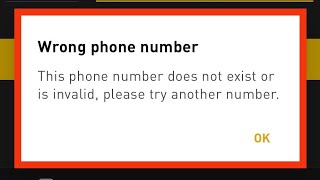 This Phone Number Does Not Exist Or Is InValid Please Try Another Number Problem Solve In GrinderApp [upl. by Toffey]