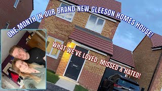 ONE MONTH IN OUR BRAND NEW GLEESON HOMES HOUSE WHAT WEVE LOVED MISSED amp HATED TIPS amp TRICKS [upl. by Ahsenauj]